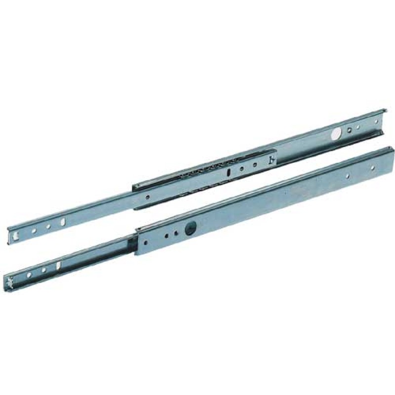 27mm x 245mm Drawer Runners, Grooved Mounted Slides, 1 Pair